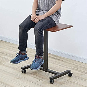 SMSOM Mobile Standing Desk, Adjustable Height Laptop Desk