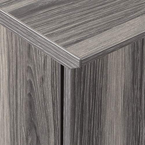 Safco Medina 2-Drawer Locking Lateral File Cabinet, Gray Steel Laminate