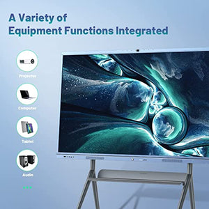 JYXOIHUB Smart Board, 65 Inch 4K UHD Interactive Whiteboard with Dual System and 20MP Camera