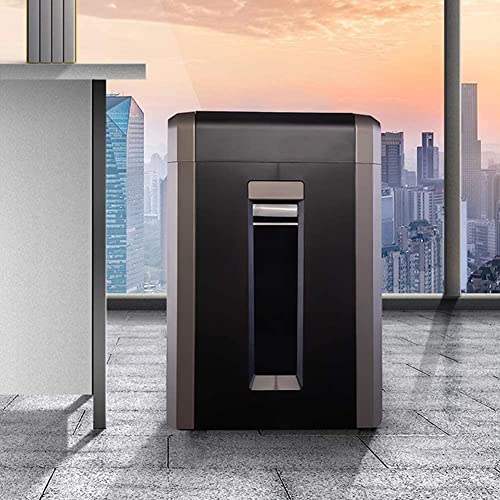 25-Sheet Heavy Duty Paper Shredder with 30-Minute Runtime - 31L Wastebasket - Black
