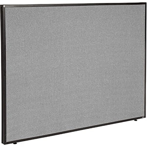 Global Industrial Office Partition Panel, Gray 60-1/4"W x 42" H