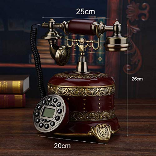 TEmkin Vintage Retro Wooden Caller ID Telephone