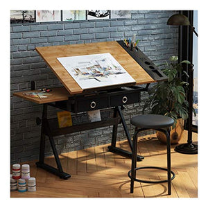 JDkilp Artist Table,with Adjustable Height for Art Design Drawing Writing Painting Crafting Drafting Work and Study (Color : C)