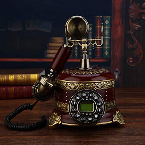 TEmkin Vintage Retro Wooden Caller ID Telephone