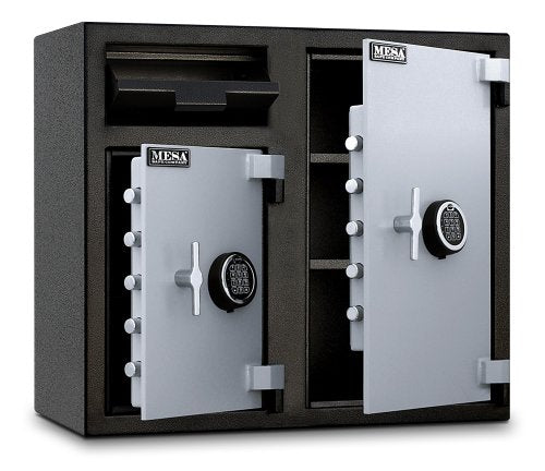 Mesa Safe MFL2731EE Depository Safe, 2.6 Left and 4.7 Right Interior Cubic feet, 2 Compartments