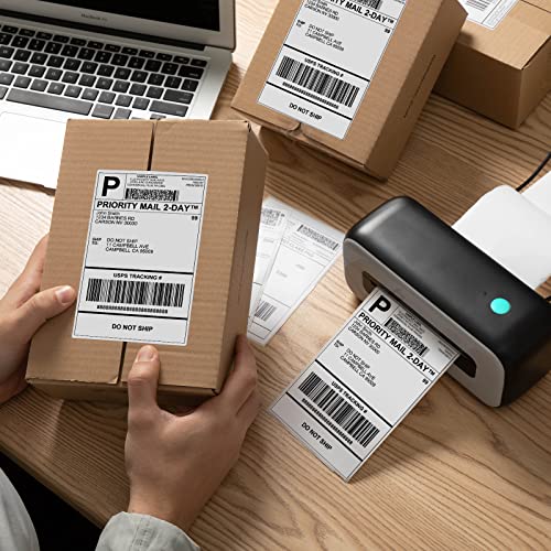 Ponek Shipping Label Printer, Thermal Printer for Shipping Labels, Label Printer for Shipping Packages - Compatible with USPS, Amazon, Shopify, Etsy, Ebay, Works with Windows & Mac