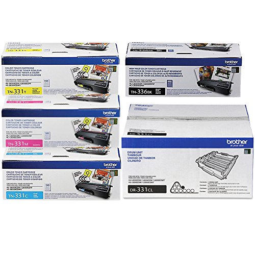 Brother HL-L8350CDW Toner Cartridge Set (BK/C/M/Y) with Drum Unit