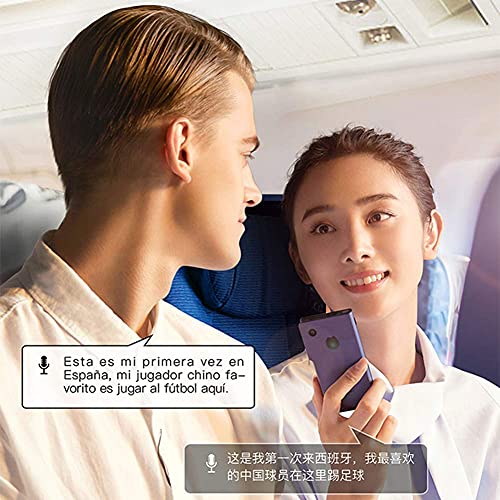 UsmAsk Smart Language Translator Device, Two Way Instant Voice Offline Translator, 3.1Inch Touch Screen, 63 Languages, Gray