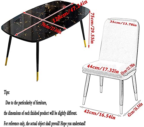 SYLTER Office Conference Table with Chairs Set