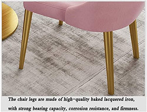UsmAsk Office Business Hotel Lobby Reception Dining Table and Chair Set (Pink 80cm, Khaki 60cm)