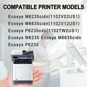 TK5282 TK-5282 1T02TW0US0 1T02TWCUS0 1T02TWBUS0 1T02TWAUS0 (2BKCMY, 5PK) Toner Cartridge Replacement for Kyocera Ecosys M6635cidn(1102V12US1) P6235cdn(1102TW2US1) M6235 P6235 Toner Kit Printer