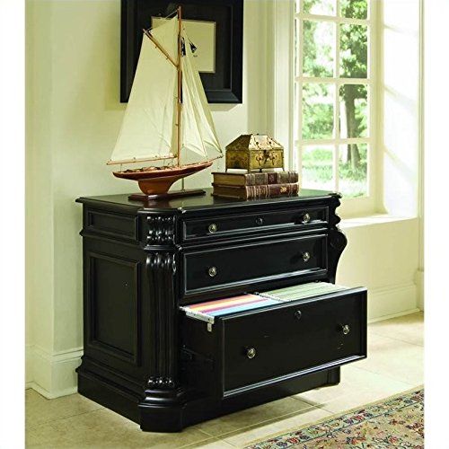 Hooker Furniture Telluride 2 Drawer Black Lateral File Cabinet