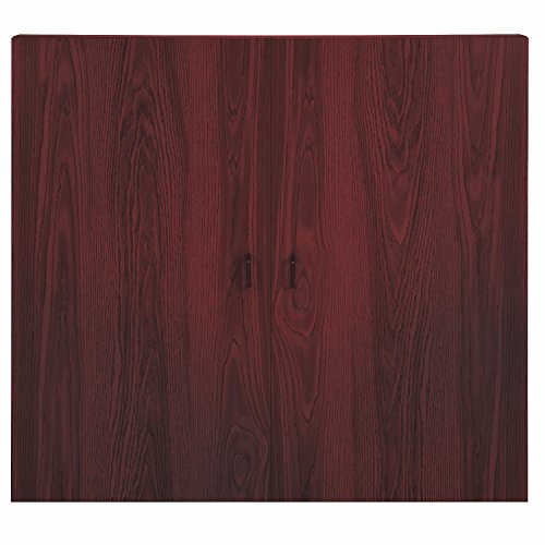 Ghent Conference Cabinet - Porcelain Magnetic Whiteboard w/Cork on Interior of Doors - Mahogany - Made in the USA