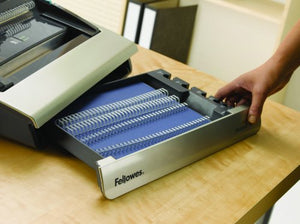 Fellowes Galaxy Electric Binding Machine for Large Offices - 34-Hole, 130 Sheet Wire Binder - Graphite