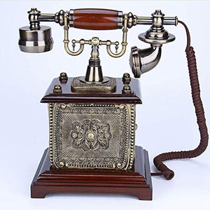 None Retro Vintage Rotary Dial Telephone