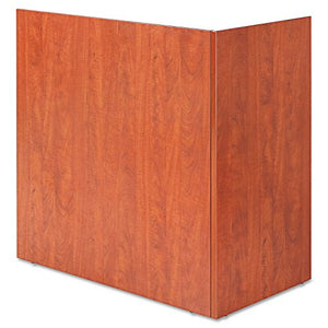 Aleraamp;reg; - Valencia Reversible Reception Return, 44w x 23-5/8d x 41-1/2h, Medium Cherry - Sold As 1 Each - Combine with Reception Desk to create an L-shaped workstation for transacting business or welcoming guests.
