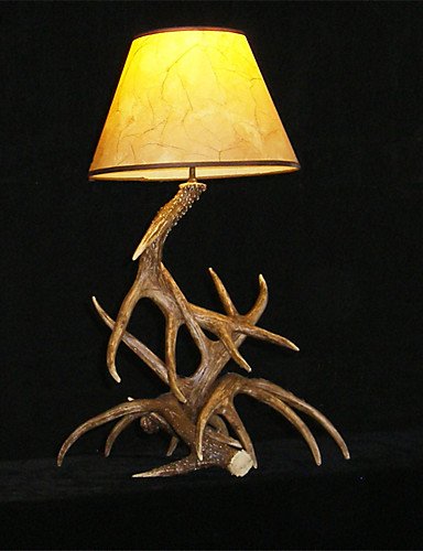 SSBY vintage Table Lamps country Antler lamps Industrial Fixture 1-Lights Living Room Bedroom lights , 110-120v