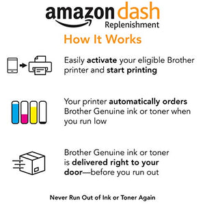 Brother Genuine Super High Yield Toner Cartridge, TN436C, Replacement Cyan Toner, Page Yield Up To 6,500 Pages, Amazon Dash Replenishment Cartridge, TN436