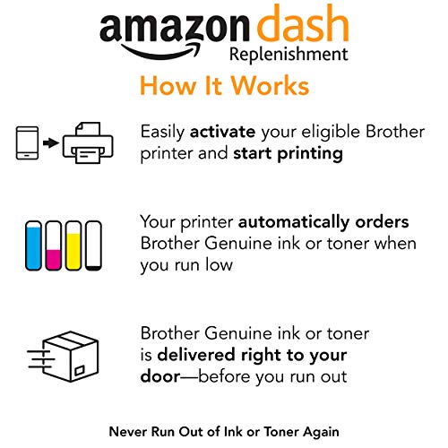 Brother Genuine Super High Yield Toner Cartridge, TN436C, Replacement Cyan Toner, Page Yield Up To 6,500 Pages, Amazon Dash Replenishment Cartridge, TN436