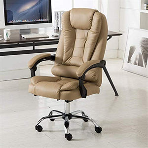 TEmkin Reclining Leather Boss Chair - Brown
