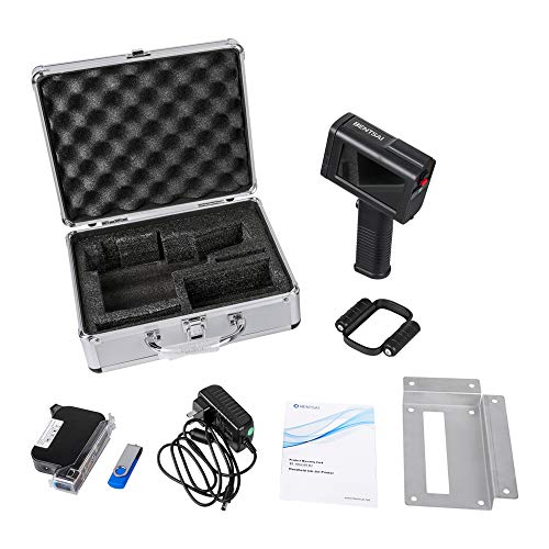 BENTSAI Portable Intelligent HD Handheld Inkjet Printer with 4.3 Inch LED Screen Inkjet Coding Machine for Label (Support 11 Languages Including English, German, French, Spanish, Italian, etc.)