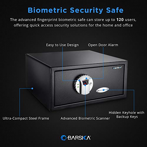 BARSKA Biometric Safe