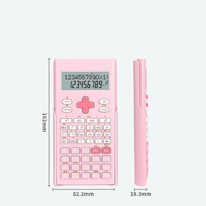 None WYXBY Scientific Function Calculator Mini Portable Two-line Display Cute Calculator