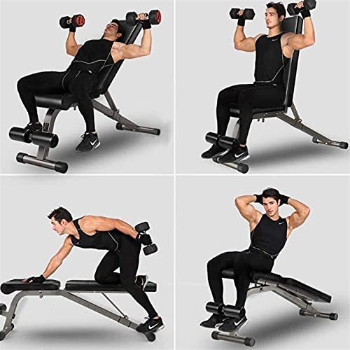 ZXNRTU Full Body Workout Weight Bench, Home Gym Workout Bench, Exercise Equipment for Home Workouts, Gym Equipment for Home, Adjustable Weight Bench, Strength Training Equipment