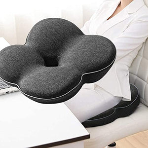 DULASP Memory Foam Seat Cushion for Office Chair - Four-Zone Decompression Package