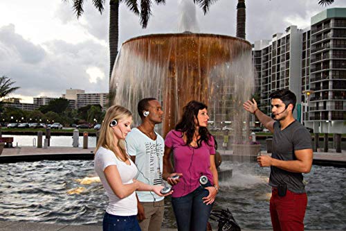 Enersound Professional Portable Interpretation System - 25-Person Tour Guide, XLR Microphone, FCC/IC Approved, Lifetime Warranty