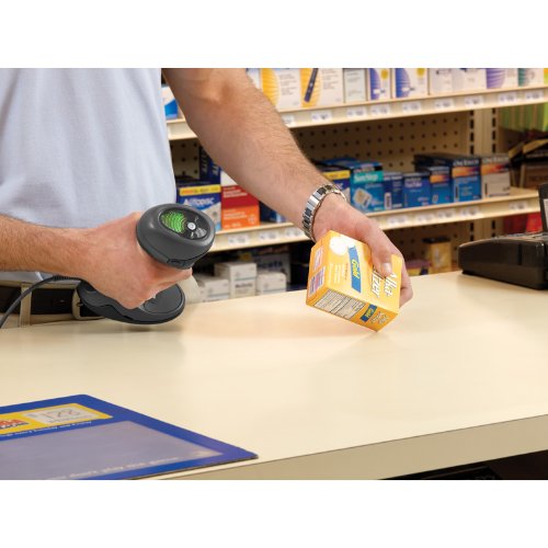 Motorola DS9808-SR Handheld Omnidirectional LED Barcode Reader with Multi-Interface, 5 VDC, Twilight Black