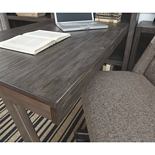 Ashley Furniture Signature Design - Raventown Home Office Desk - Contemporary - Grayish Brown Finish