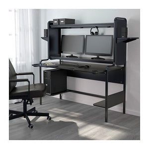 Ikea Fredde Computer Work Station, Black