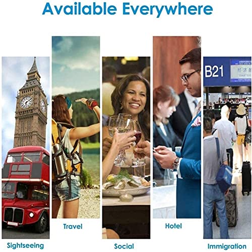 Language Translator Device Portable Instant WiFi/Hotspot Two-Way Real Time Online 106 Languages 2.4" Touch Screen Smart Translator (Black)