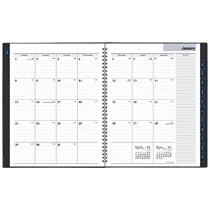 DayMinder Monthly Planner 2017, 8-1/2 x 11", Traditional, Color Selected For You May Vary (GC470-10)