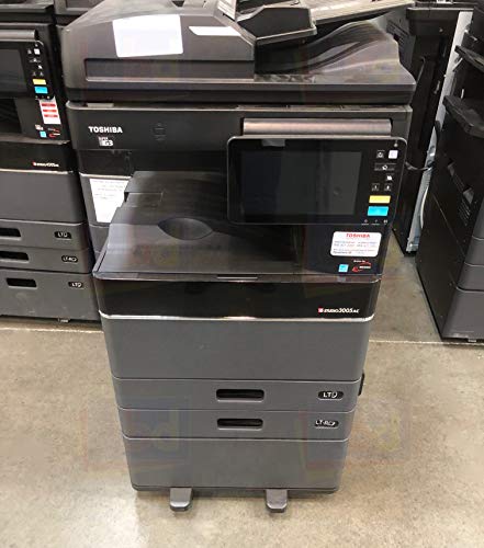 Toshiba E-Studio 3005AC A3 Color Laser Multi-Function Copier - 30ppm, Copy, Print, Scan, Scan-to-USB, Print-from-USB, Auto Duplex, Network, SRA3/A3/A4/A5, 2 Trays, Stand