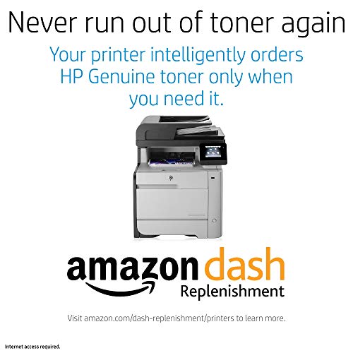 HP M476dw Wireless Color Laser Multifunction Printer with Scanner, Copier, Fax, Amazon Dash Replenishment Ready (Discontinued by Manufacturer), (CF387A) (Certified Refurbished)