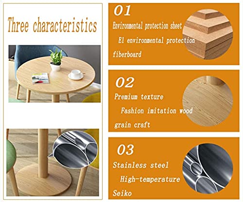 AkosOL Business Dining Table Set with 3 Chairs - Space-Saving Furniture for Tea Shop, Cafe, Hotel, and More