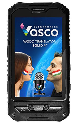 Vasco Translator Solid 4": Electronic Voice Translator, Waterproof, Dustproof, Shockproof