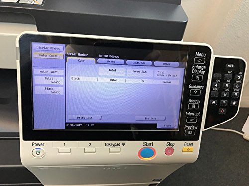 Konica Minolta Bizhub 454e Black & White Copier Printer Scanner Fax Finisher
