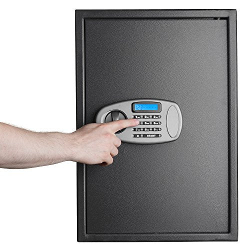 AdirOffice Security Safe with Digital Lock, Black, 2.32 Cubic Feet