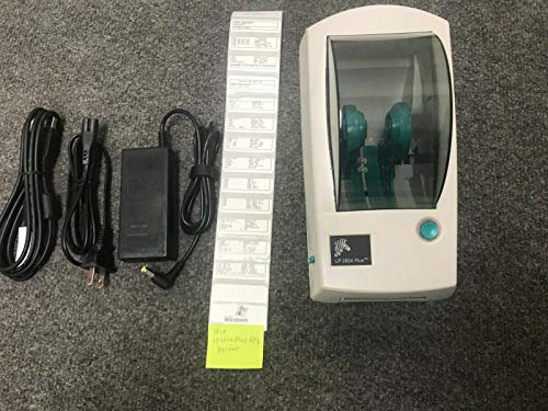 Zebra LP 2824 Plus Printer 282P-201510-000 W/New Adapter, Cables & Print