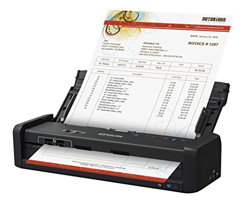 ES-300WR Wireless Color Portable Duplex Document Scanner Accounting Edition for PC and Mac, Auto Document Feeder (ADF)