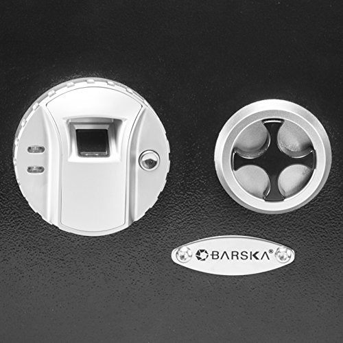 BARSKA Winbest Left Opening Biometric Fingerprint Security Hidden Wall Safe 15.4 in x 3.73 in x 20.75 in
