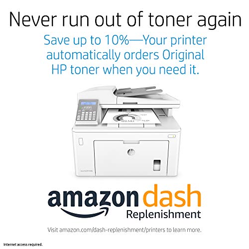 HP Laserjet Pro M148fdw All-in-One Wireless Monochrome Laser Printer, Fax, Mobile & Auto Two-Sided Printing, Works with Alexa (4PA42A)