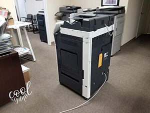 Konica Minolta Bizhub C258 Color Copier Printer Scanner Auto Doc Feeder- 25ppm Color/BW-2 Trays Universal Paper Size-Cabinet.