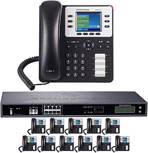 TWAComm.com 8-Line Business Phone System Bundle with Enhanced Features & 1 Year Free Phone Service