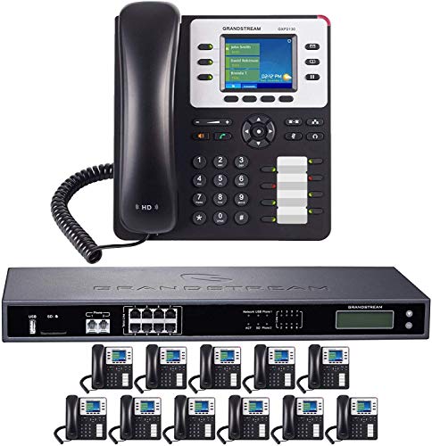 TWAComm.com 8-Line Business Phone System Bundle with Enhanced Features & 1 Year Free Phone Service