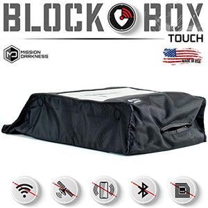 Mission Darkness BlockBox Touch - Shielded Touch Screen Device Operation Kit // Interrogate Mobile Devices While Shielded from WiFi, Cell, Other Signals