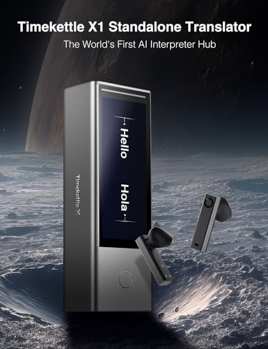 Timekettle X1 AI Interpreter Hub - 40-Language Two-Way Translator Earbuds